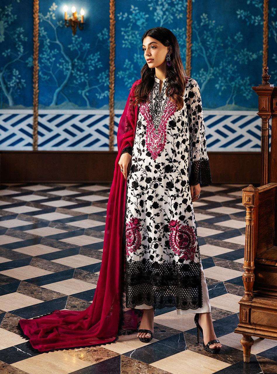 Zainab Chottani | Ramadan Edit 25 | Ivory Symphony by Zainab Chottani - Designer Dress - Type: Ladies Clothes - Available at Libayah - 100% Original