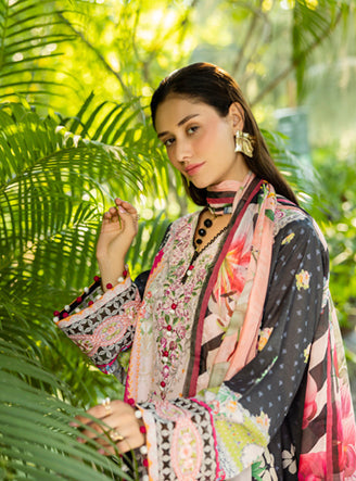 Roheenaz | Ethereal Bloom Lawn 25 | Nymeria by Roheenaz - Designer Dress - Type: Ladies Clothes - Available at Libayah - 100% Original