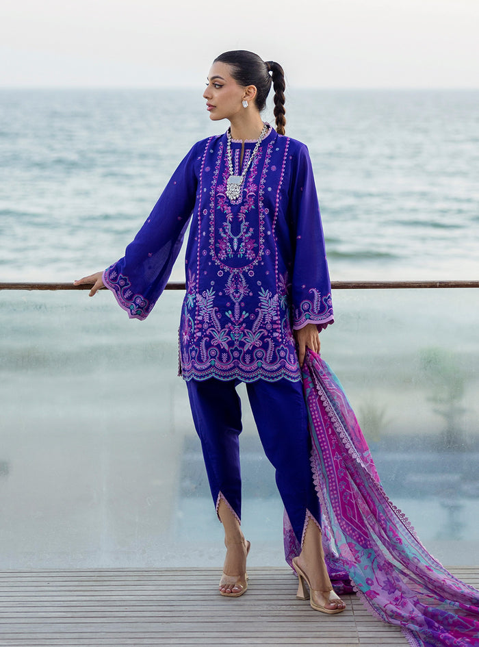Zainab Chottani | Tahra Lawn 25 | Alayah by Zainab Chottani - Designer Dress - Type: Ladies Clothes - Available at Libayah - 100% Original