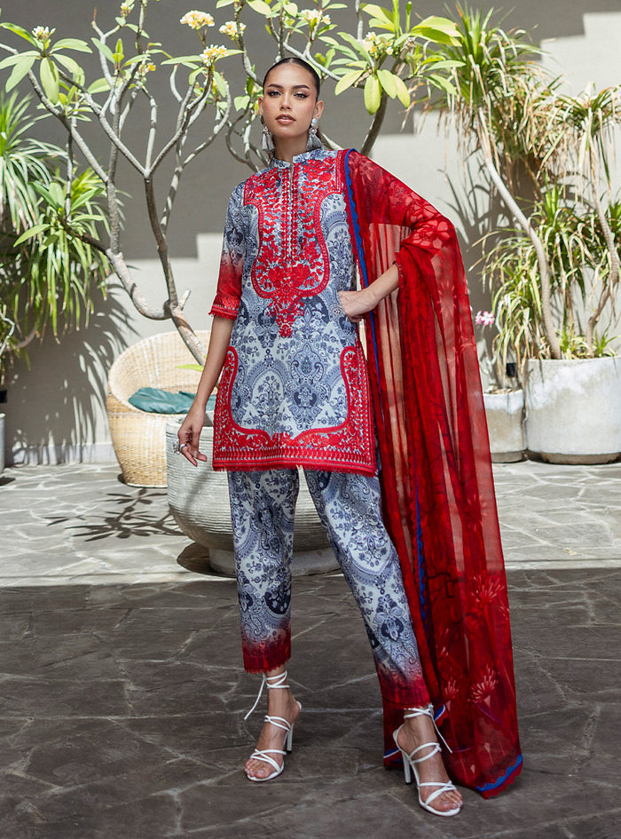 Zainab Chottani | Tahra Lawn 25 | Syra by Zainab Chottani - Designer Dress - Type: Ladies Clothes - Available at Libayah - 100% Original