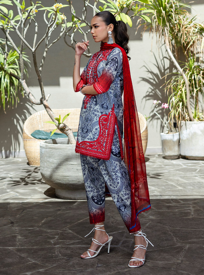 Zainab Chottani | Tahra Lawn 25 | Syra by Zainab Chottani - Designer Dress - Type: Ladies Clothes - Available at Libayah - 100% Original