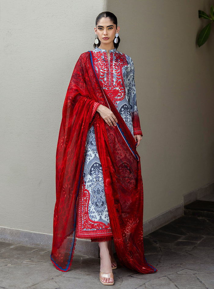 Zainab Chottani | Tahra Lawn 25 | Syra by Zainab Chottani - Designer Dress - Type: Ladies Clothes - Available at Libayah - 100% Original