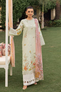 Saad Shaikh | Lawn 25 | Pista - Floral Mirage by Saad Shaikh - Designer Dress - Type: Ladies Clothes - Available at Libayah - 100% Original