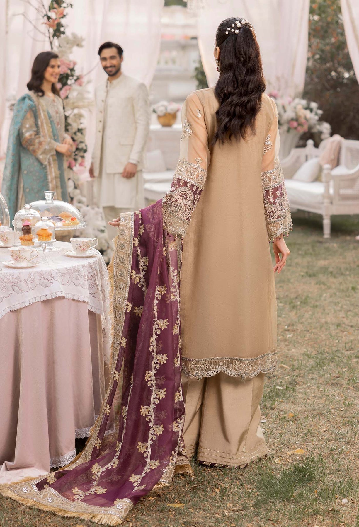 Adans Libas | Jab We Met | HARMONIC DRAPE by Adans Libas - Designer Dress - Type: Ladies Clothes - Available at Libayah - 100% Original