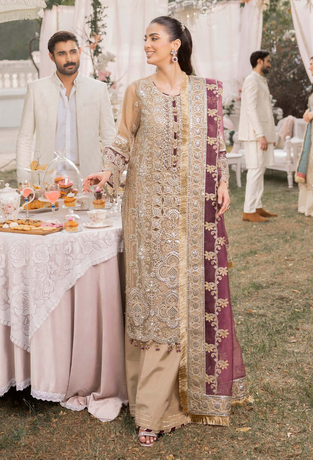 Adans Libas | Jab We Met | HARMONIC DRAPE by Adans Libas - Designer Dress - Type: Ladies Clothes - Available at Libayah - 100% Original