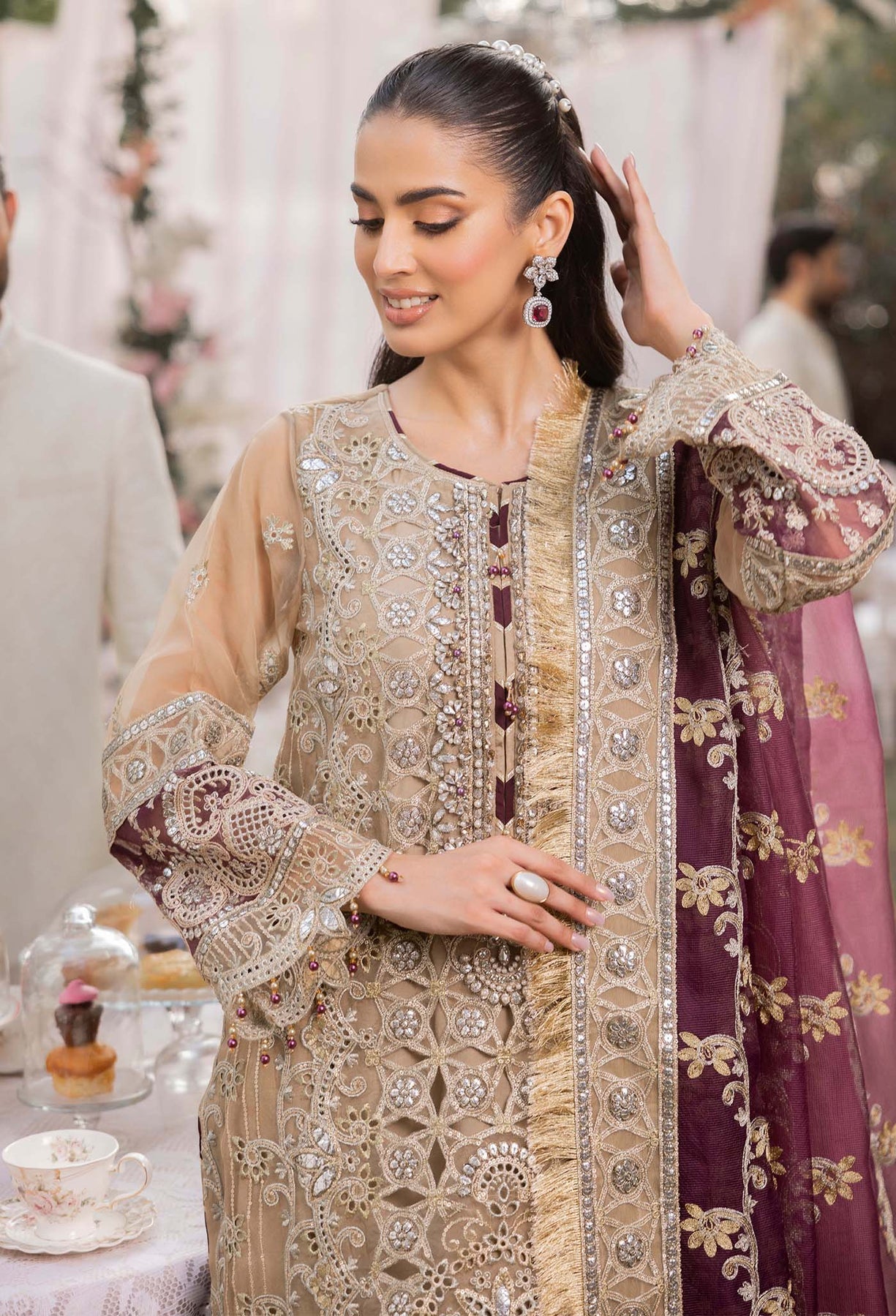 Adans Libas | Jab We Met | HARMONIC DRAPE by Adans Libas - Designer Dress - Type: Ladies Clothes - Available at Libayah - 100% Original