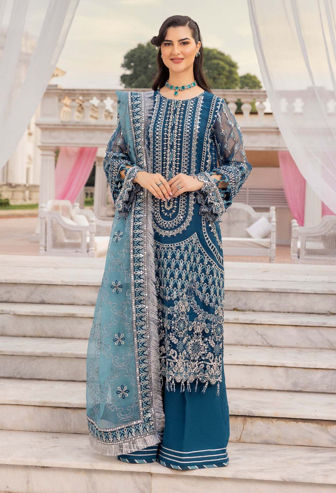 Adans Libas | Jab We Met | CELESTIAL BLOOM by Adans Libas - Designer Dress - Type: Ladies Clothes - Available at Libayah - 100% Original