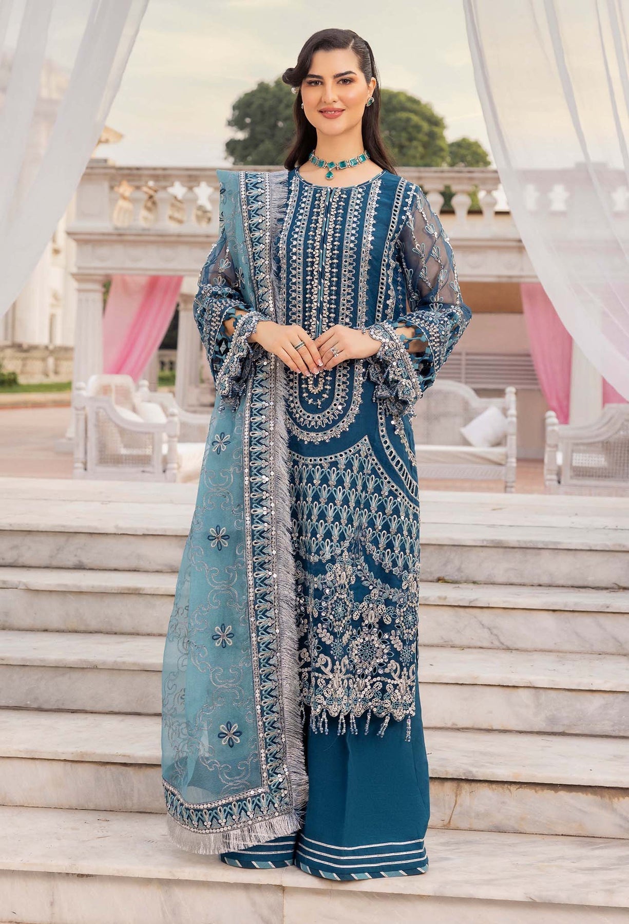 Adans Libas | Jab We Met | CELESTIAL BLOOM by Adans Libas - Designer Dress - Type: Ladies Clothes - Available at Libayah - 100% Original