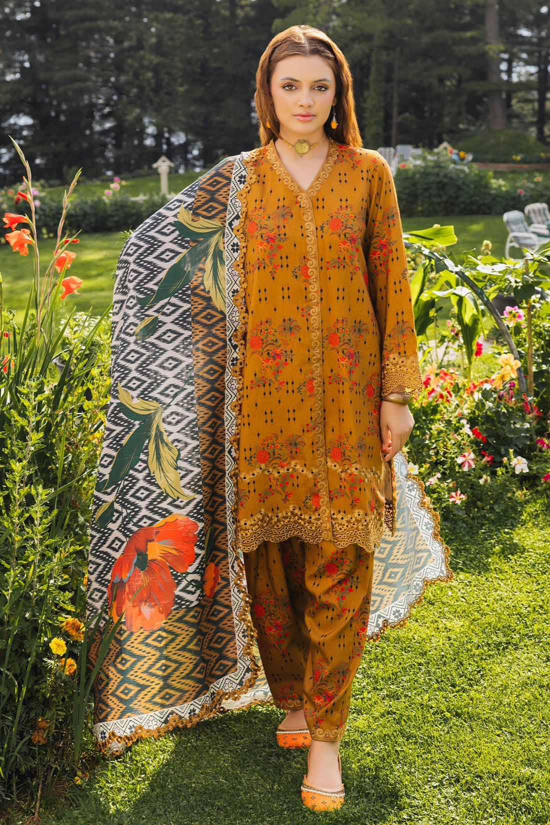 Charizma | Aniiq Embroidered Collection | STAPLE SHAWL ANW4-02 by Charizma - Designer Dress - Type: Casuals - Available at Libayah - 100% Original