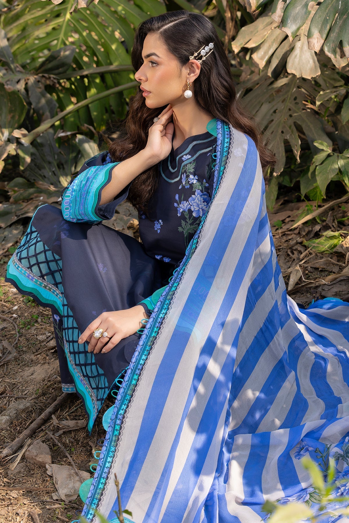 Charizma | C prints Lawn | CP5-19 by Charizma - Designer Dress - Type: Ladies Clothes - Available at Libayah - 100% Original