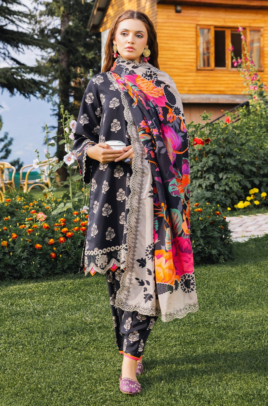 Charizma | Aniiq Embroidered Collection | STAPLE SHAWL ANW4-07 by Charizma - Designer Dress - Type: Casuals - Available at Libayah - 100% Original