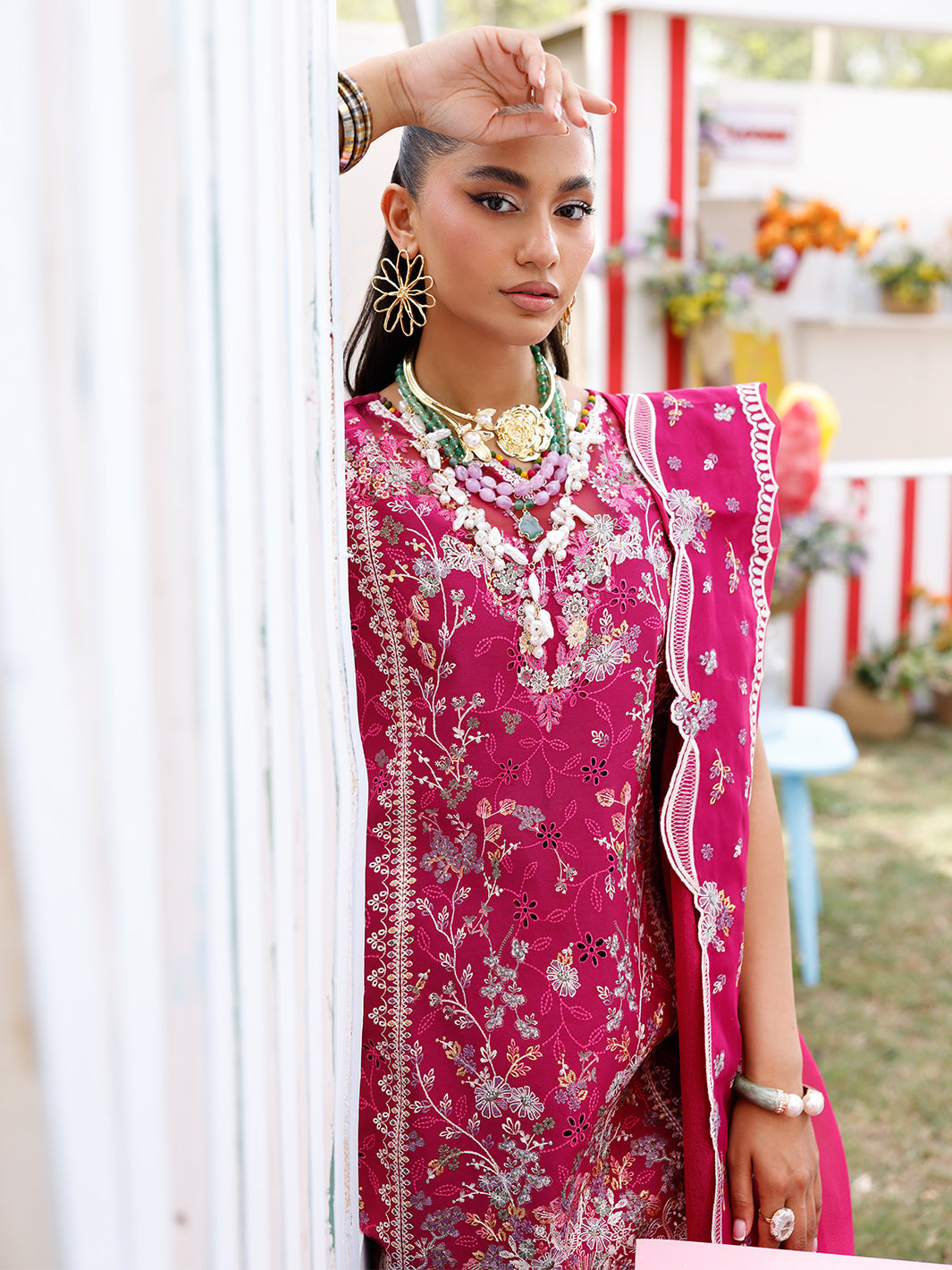 Bin Ilyas | Carnival Summer Edit 25 | 35 - B by Bin Ilyas - Designer Dress - Type: Ladies Clothes - Available at Libayah - 100% Original