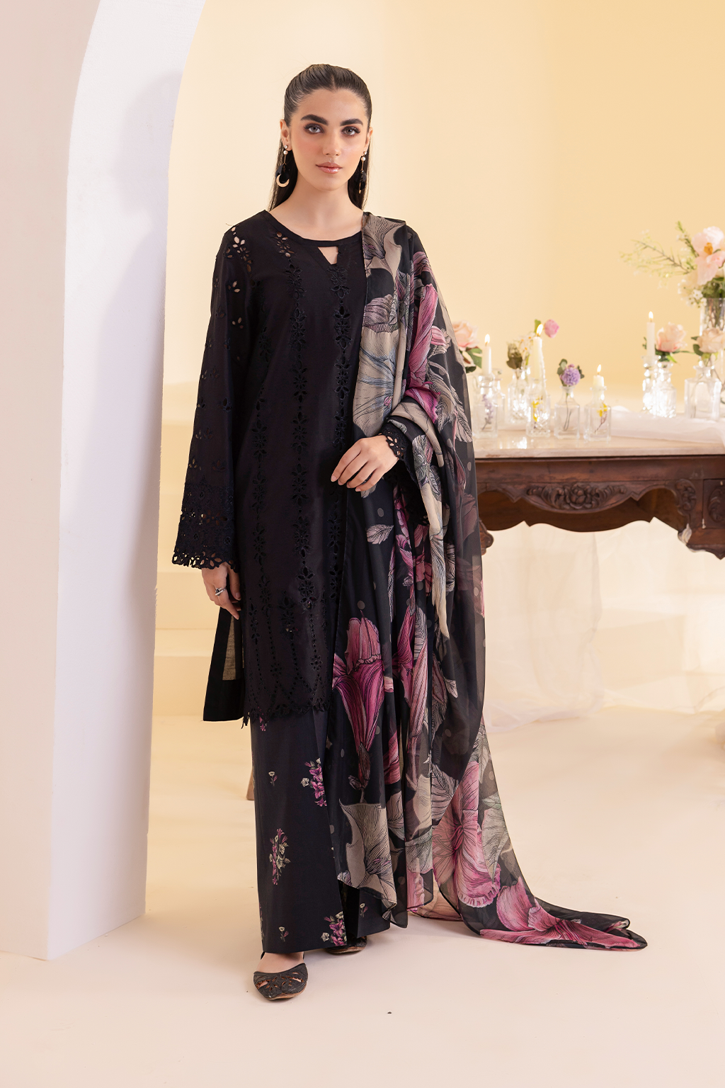 Iznik | Exclusive Lawn | UE-253 EMBROIDERED LAWN by Iznik - Designer Dress - Type: Ladies Clothes - Available at Libayah - 100% Original