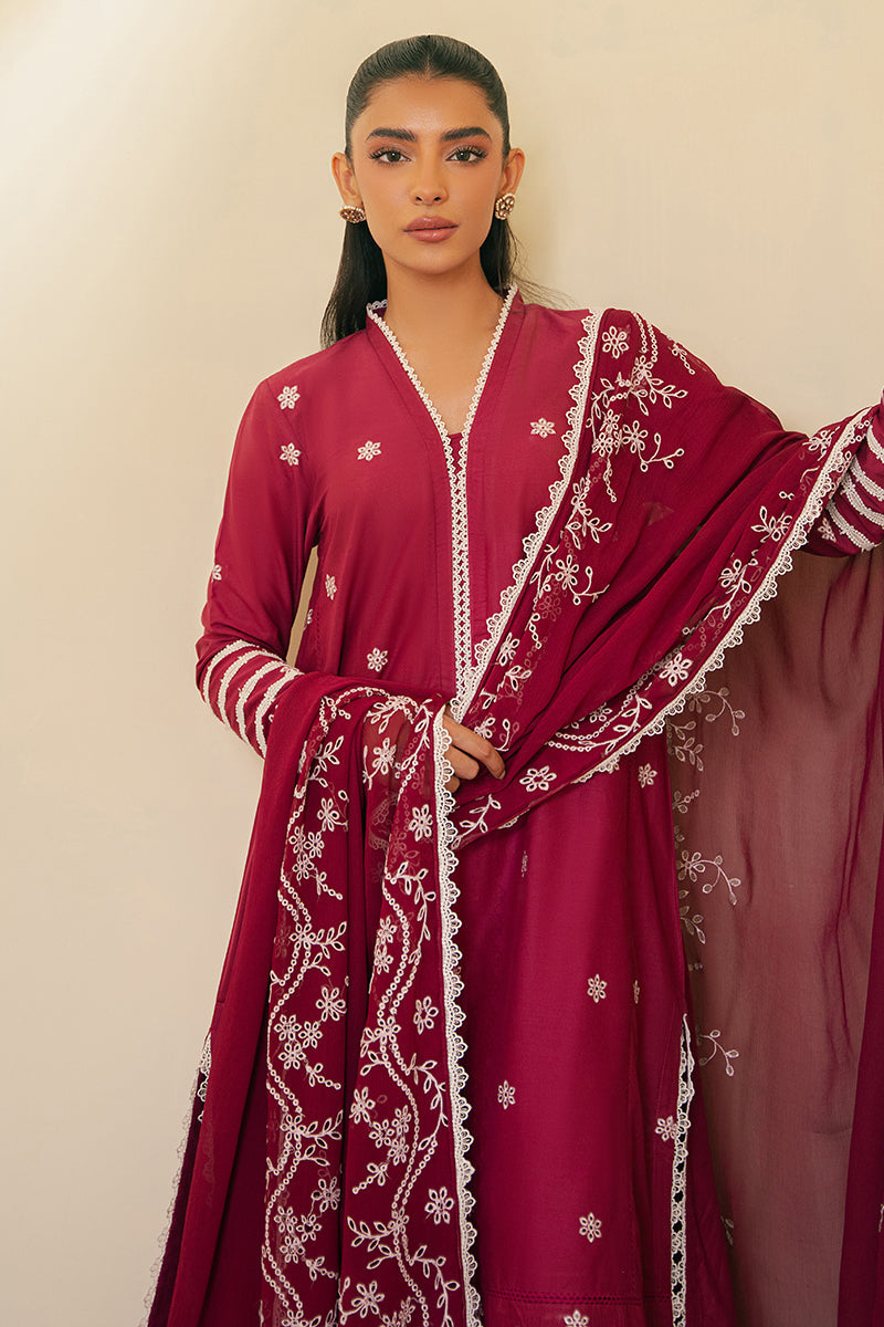 Cross Stitch | Embroidered Lawn Mahiri 24 | ROSE IMPRESSION by Cross Stitch - Designer Dress - Type: Luxury - Available at Libayah - 100% Original