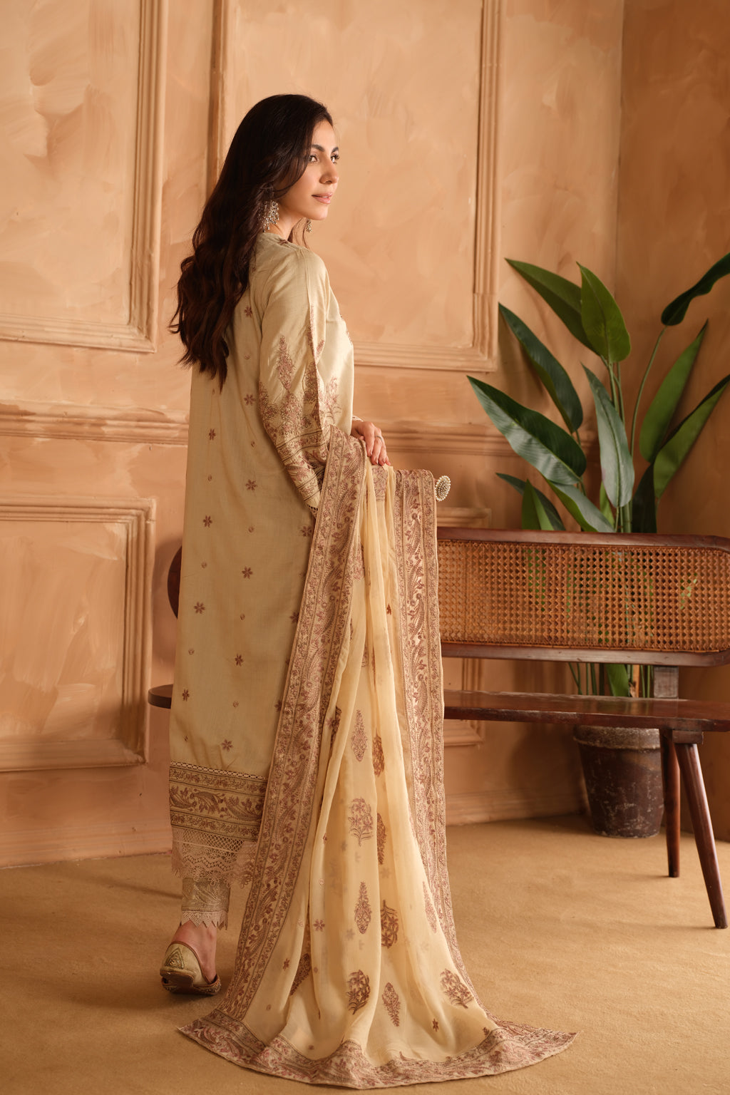 Johra | Shah Jahan Embroidered Viscose | JH-269-SJ by Johra - Designer Dress - Type: Luxury - Available at Libayah - 100% Original