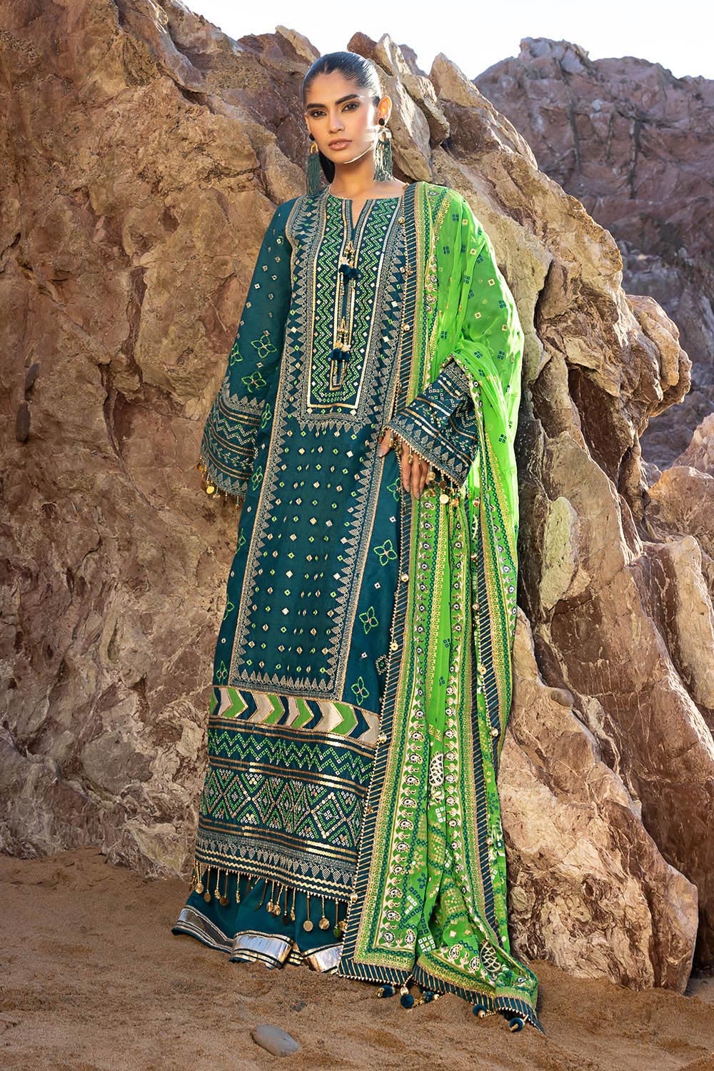 Gul Ahmed | Chunri Lawn 25 | BM-52025 by Gul Ahmed - Designer Dress - Type: Ladies Clothes - Available at Libayah - 100% Original