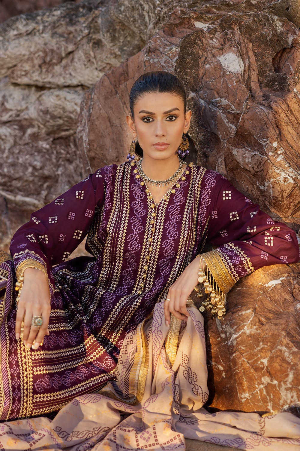 Gul Ahmed | Chunri Lawn 25 | CL-52413 by Gul Ahmed - Designer Dress - Type: Ladies Clothes - Available at Libayah - 100% Original