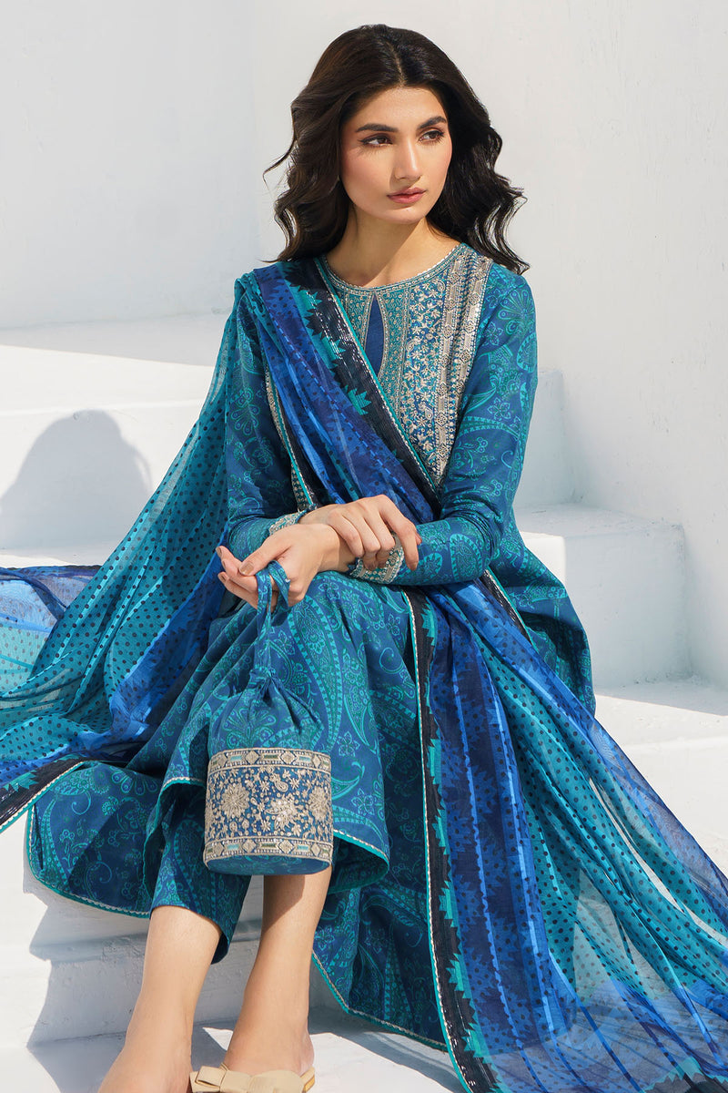 Jazmin | Summer Lawn 25 | USE-9017 by Jazmin - Designer Dress - Type: Ladies Clothes - Available at Libayah - 100% Original