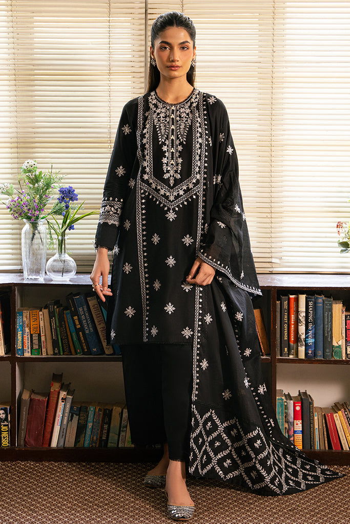 Cross Stitch | Mahiri Embroidered Lawn 24 | BLACK ORCHID by Cross Stitch - Designer Dress - Type: Ladies Clothes - Available at Libayah - 100% Original