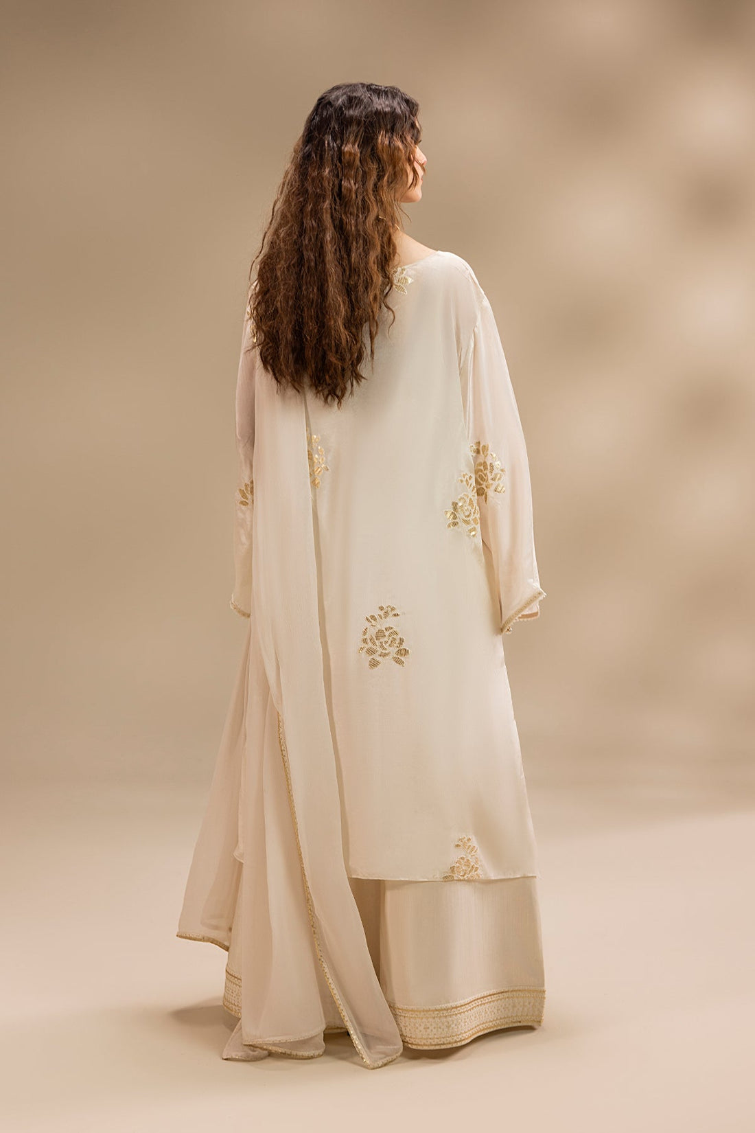 Erum Khan | Lillia Summer Edit | Moon Pearl by Erum Khan - Designer Dress - Type: Ladies Clothes - Available at Libayah - 100% Original