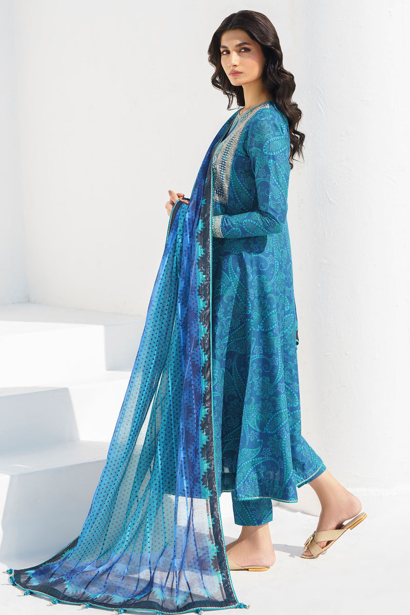 Jazmin | Summer Lawn 25 | USE-9017 by Jazmin - Designer Dress - Type: Ladies Clothes - Available at Libayah - 100% Original