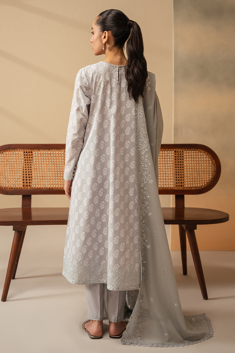 Cross Stitch | Mahiri Embroidered Lawn 24 | PEARL BLUE by Cross Stitch - Designer Dress - Type: Ladies Clothes - Available at Libayah - 100% Original
