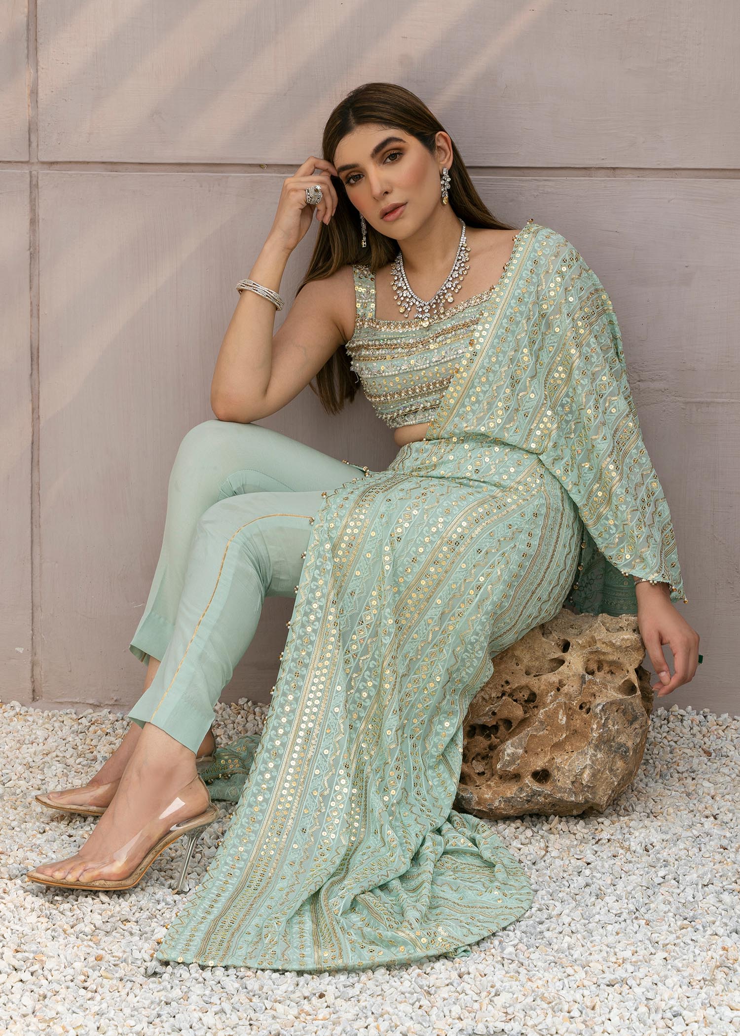 Kanwal Malik | Wedding Formals and Bridals | PHOEVO by Kanwal Malik - Designer Dress - Type: Ladies Clothes - Available at Libayah - 100% Original