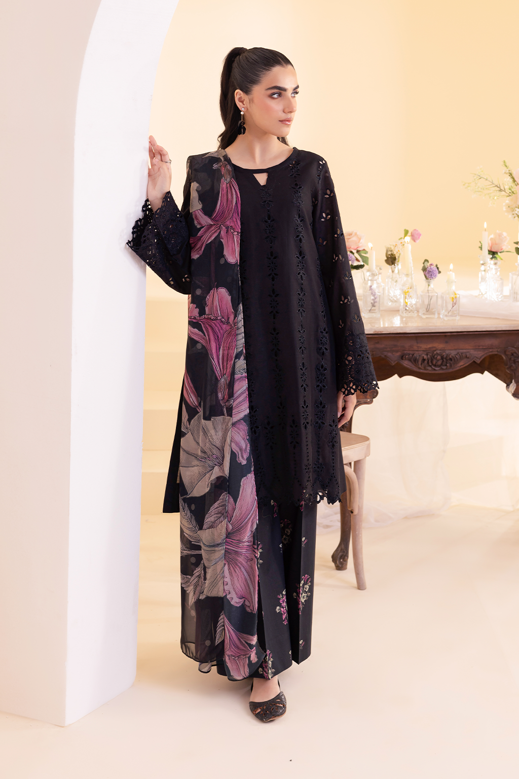 Iznik | Exclusive Lawn | UE-253 EMBROIDERED LAWN by Iznik - Designer Dress - Type: Ladies Clothes - Available at Libayah - 100% Original