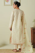Cross Stitch | Mahiri Embroidered Lawn 24 | IVORY BLOSSOM by Cross Stitch - Designer Dress - Type: Ladies Clothes - Available at Libayah - 100% Original