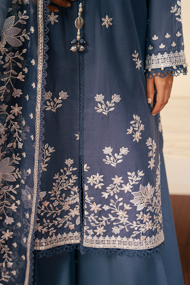Cross Stitch | Embroidered Lawn Mahiri 24 | CRYSTAL FLORA by Cross Stitch - Designer Dress - Type: Luxury - Available at Libayah - 100% Original