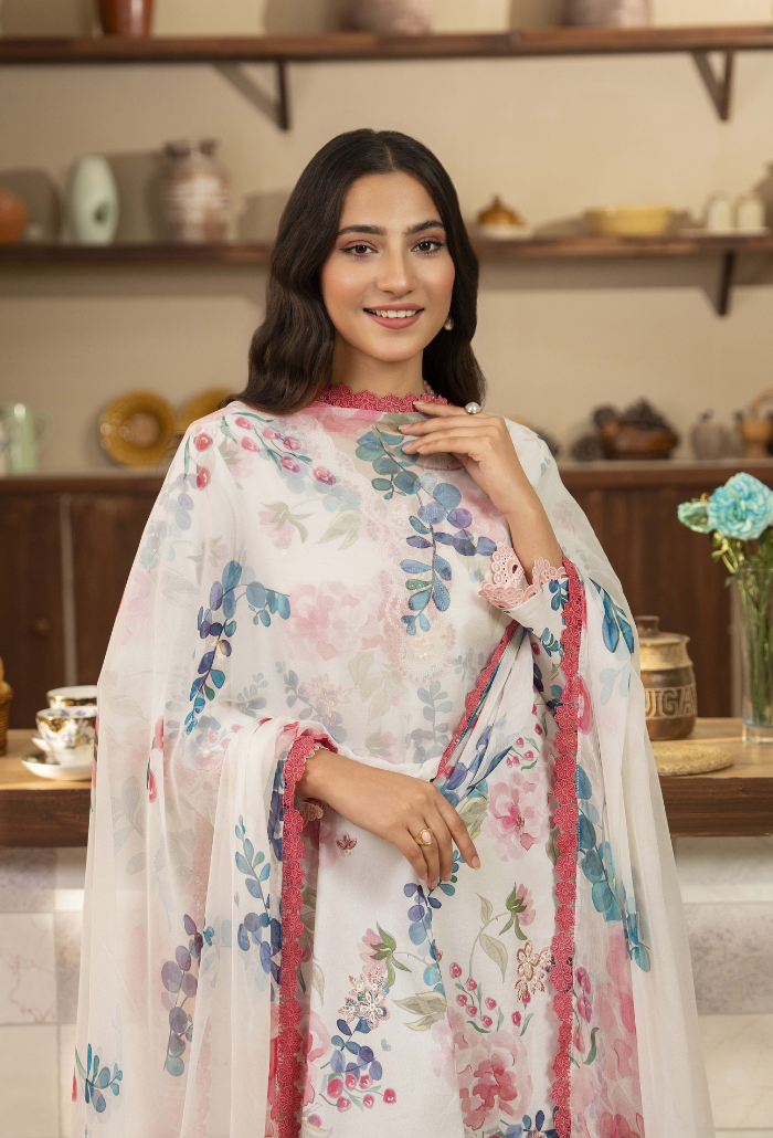 Humdum | Senora Lawn 25 | Senora - D01 by Humdum - Designer Dress - Type: Ladies Clothes - Available at Libayah - 100% Original