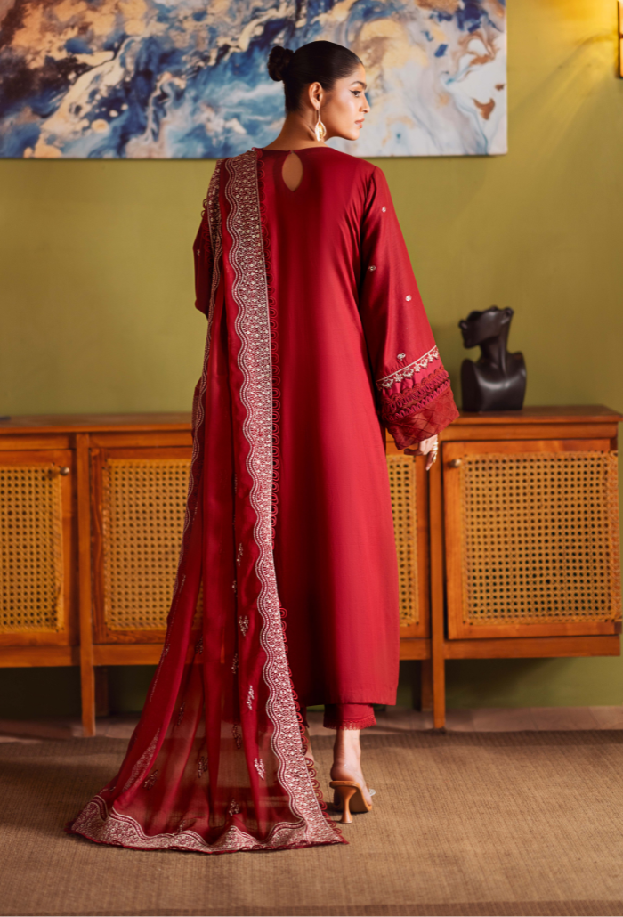 Humdum | Lala Rukh Lawn | Lalarukh - D01 by Humdum - Designer Dress - Type: Ladies Clothes - Available at Libayah - 100% Original