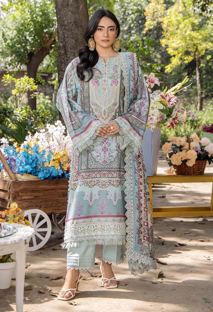 Adans Libas | Jasmine Lawn | JASMINE 2361 by Adans Libas - Designer Dress - Type: Ladies Clothes - Available at Libayah - 100% Original