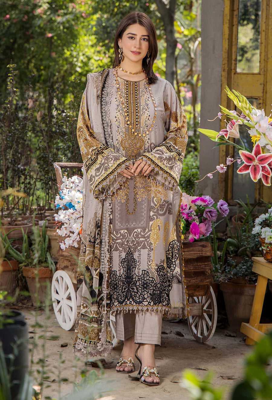 Adans Libas | Jasmine Lawn | JASMINE 2364 by Adans Libas - Designer Dress - Type: Ladies Clothes - Available at Libayah - 100% Original