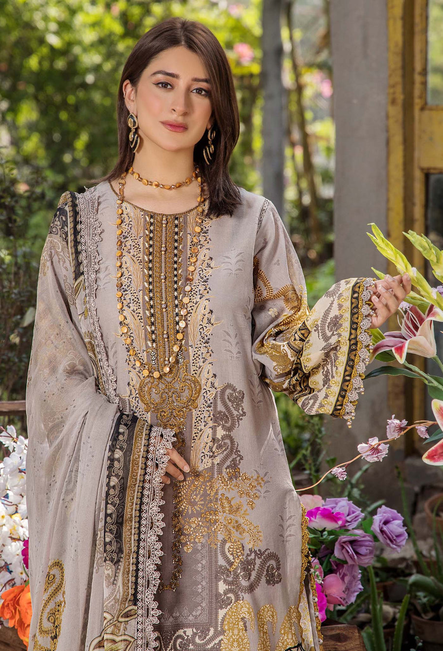 Adans Libas | Jasmine Lawn | JASMINE 2364 by Adans Libas - Designer Dress - Type: Ladies Clothes - Available at Libayah - 100% Original
