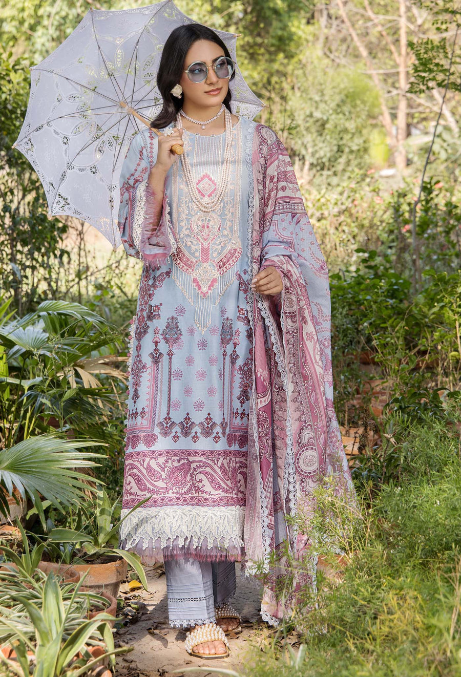 Adans Libas | Jasmine Lawn | JASMINE 2365 by Adans Libas - Designer Dress - Type: Ladies Clothes - Available at Libayah - 100% Original