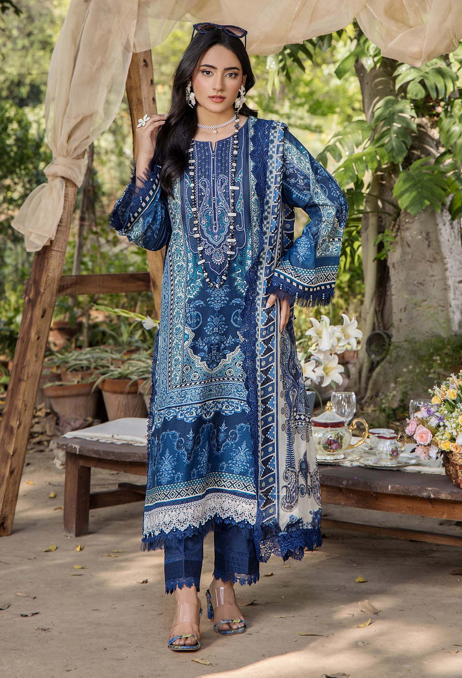 Adans Libas | Jasmine Lawn | JASMINE 2367 by Adans Libas - Designer Dress - Type: Ladies Clothes - Available at Libayah - 100% Original