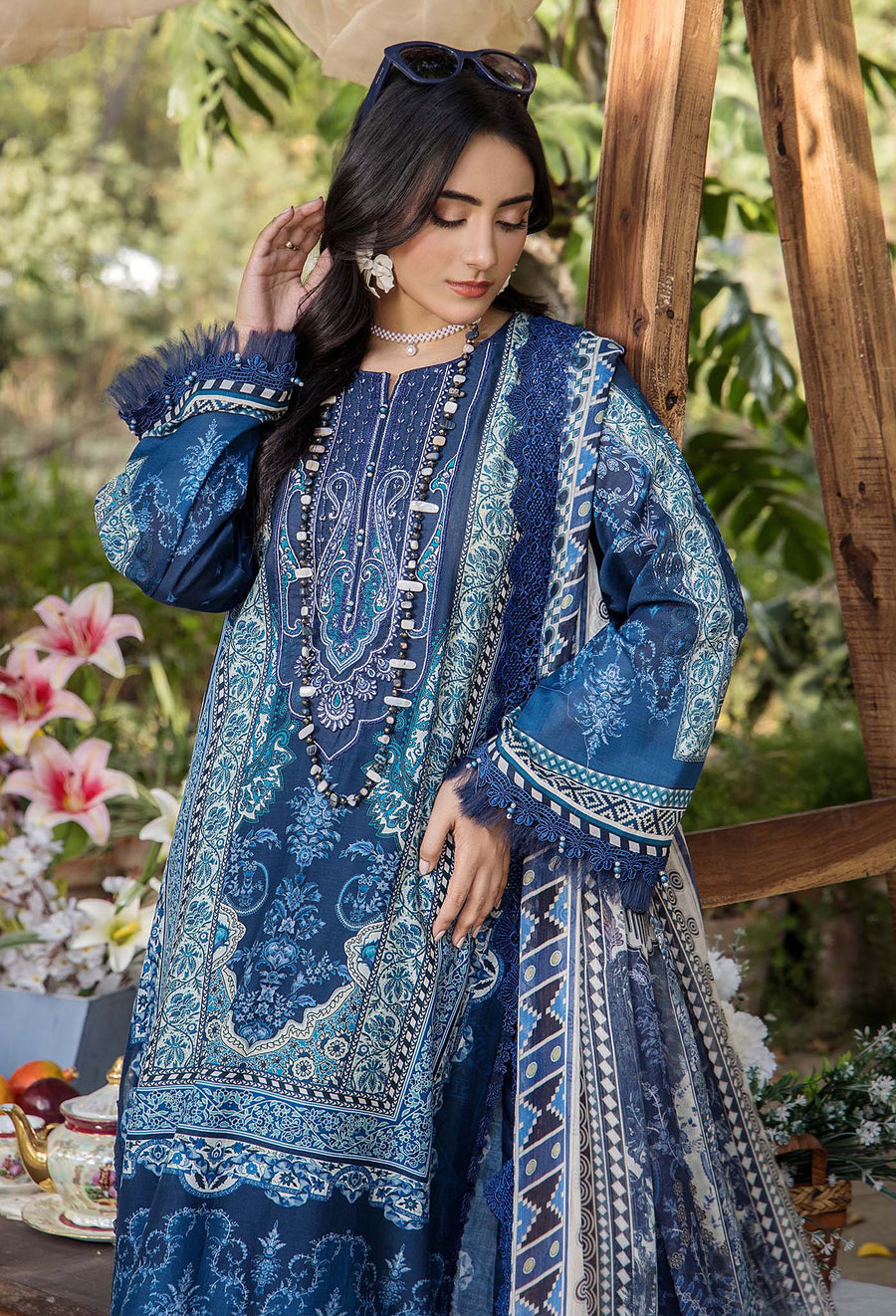 Adans Libas | Jasmine Lawn | JASMINE 2367 by Adans Libas - Designer Dress - Type: Ladies Clothes - Available at Libayah - 100% Original