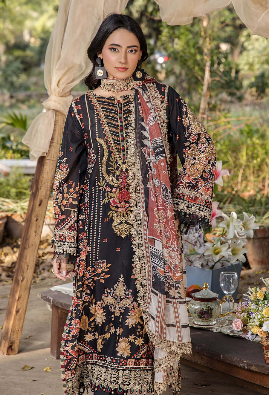 Adans Libas | Jasmine Lawn | JASMINE 2369 by Adans Libas - Designer Dress - Type: Ladies Clothes - Available at Libayah - 100% Original