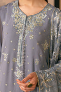 Cross Stitch | Luxe Atelier 24 | SMOKE BLUE by Cross Stitch - Designer Dress - Type: Ladies Clothes - Available at Libayah - 100% Original