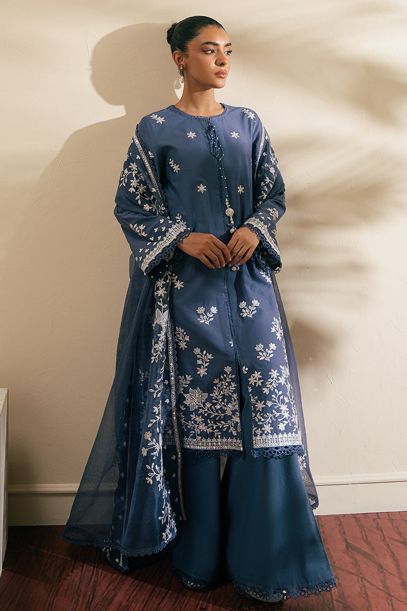 Cross Stitch | Embroidered Lawn Mahiri 24 | CRYSTAL FLORA by Cross Stitch - Designer Dress - Type: Luxury - Available at Libayah - 100% Original