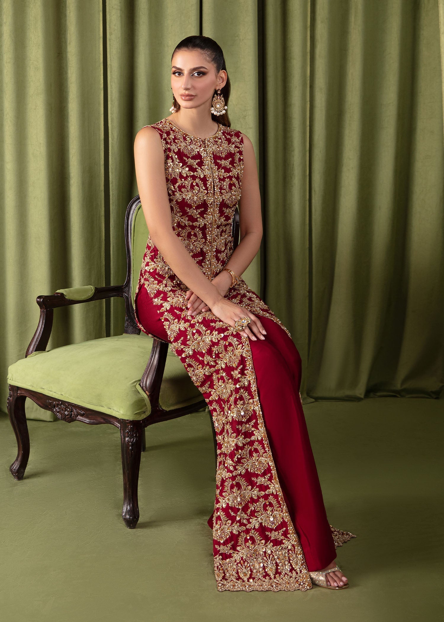 Kanwal Malik | Wedding Formals and Bridals | Ruby by Kanwal Malik - Designer Dress - Type: Ladies Clothes - Available at Libayah - 100% Original
