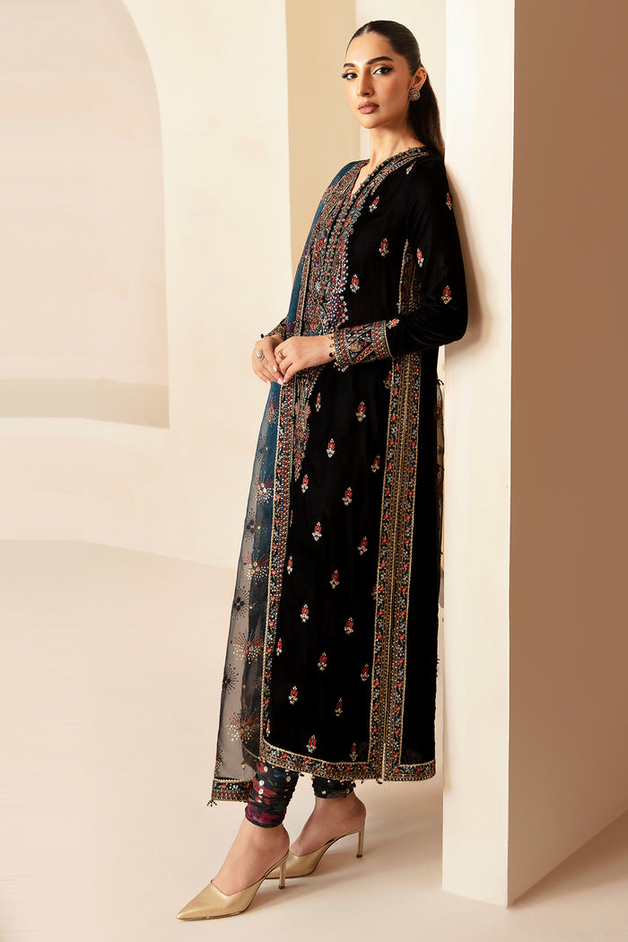Jazmin | Velvet Edit 24 | VF-2028 by Jazmin - Designer Dress - Type: Ladies Clothes - Available at Libayah - 100% Original