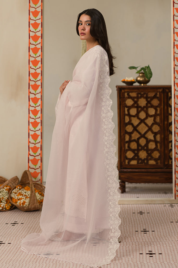 Cross Stitch | Chikankari Lawn 24 | PALE LILAC by Cross Stitch - Designer Dress - Type: Ladies Clothes - Available at Libayah - 100% Original