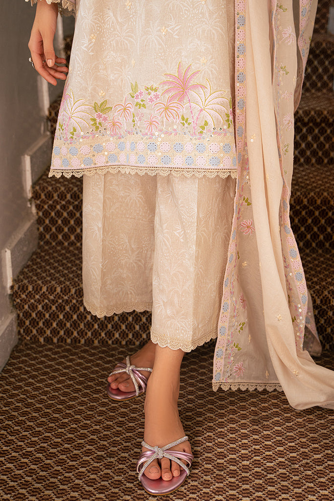 Cross Stitch | Mahiri Embroidered Lawn 24 | ASHEN AURA by Cross Stitch - Designer Dress - Type: Ladies Clothes - Available at Libayah - 100% Original