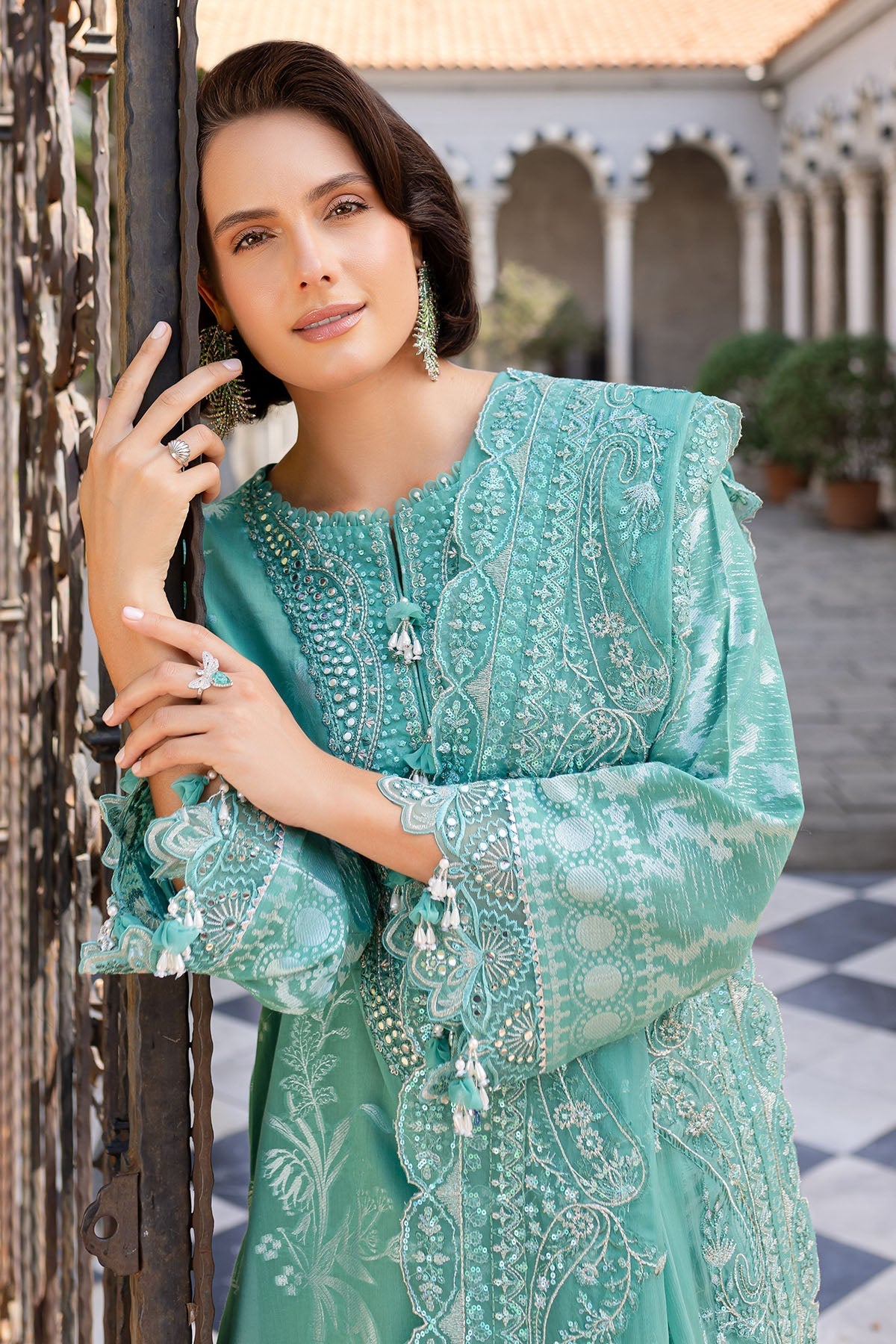 Nureh | Lawn Jacquard | NE-157 by Nureh - Designer Dress - Type: Ladies Clothes - Available at Libayah - 100% Original