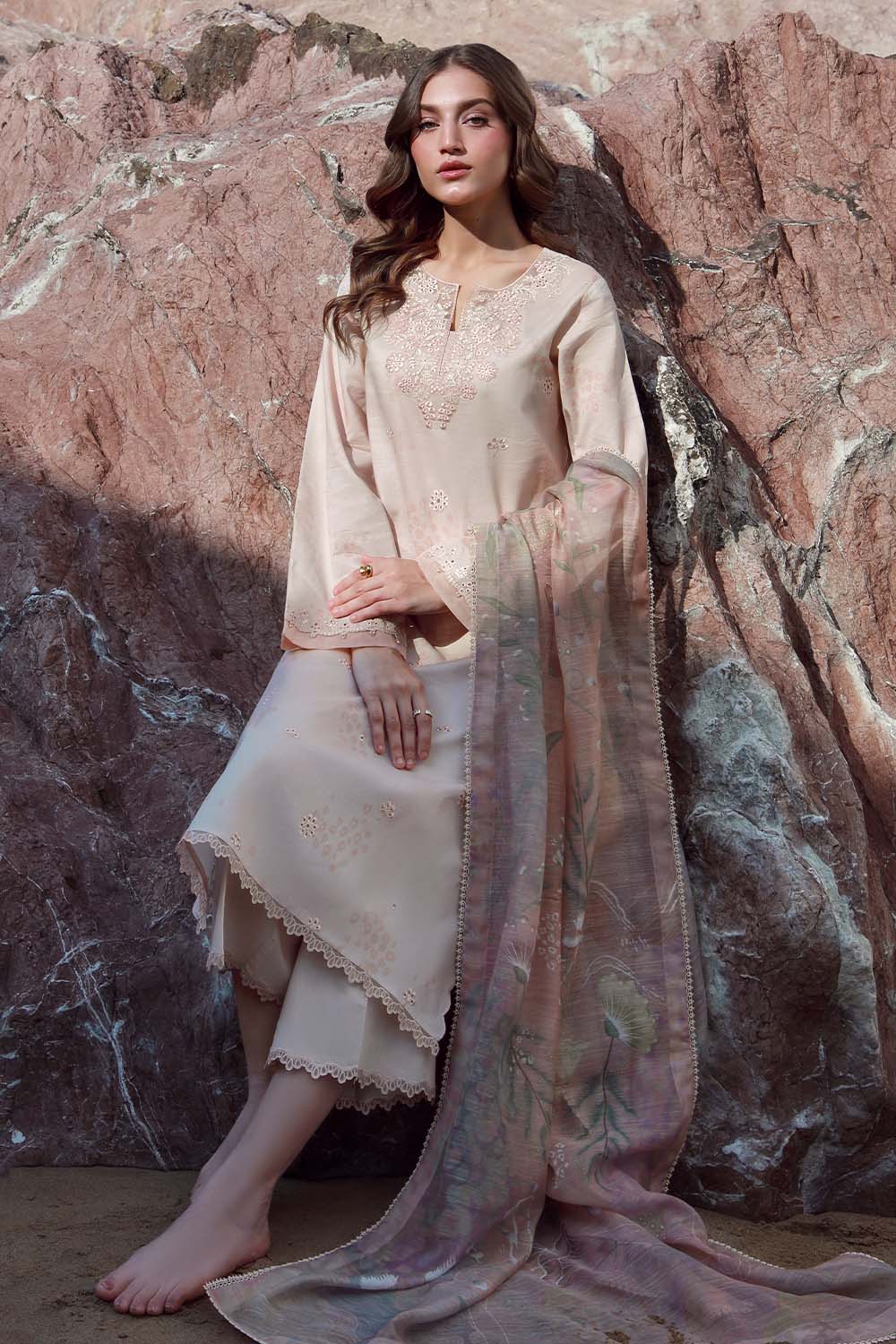 Seran | Afsanah Lawn 25 | RUMI by Seran - Designer Dress - Type: Ladies Clothes - Available at Libayah - 100% Original
