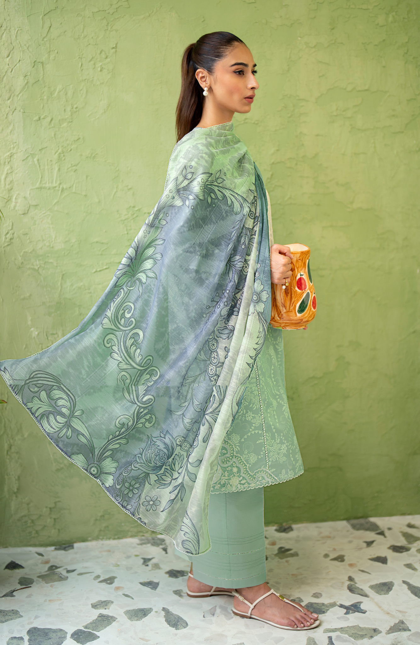 Seran | Artisan Lawn 25 | LAGUNE by Seran - Designer Dress - Type: Ladies Clothes - Available at Libayah - 100% Original