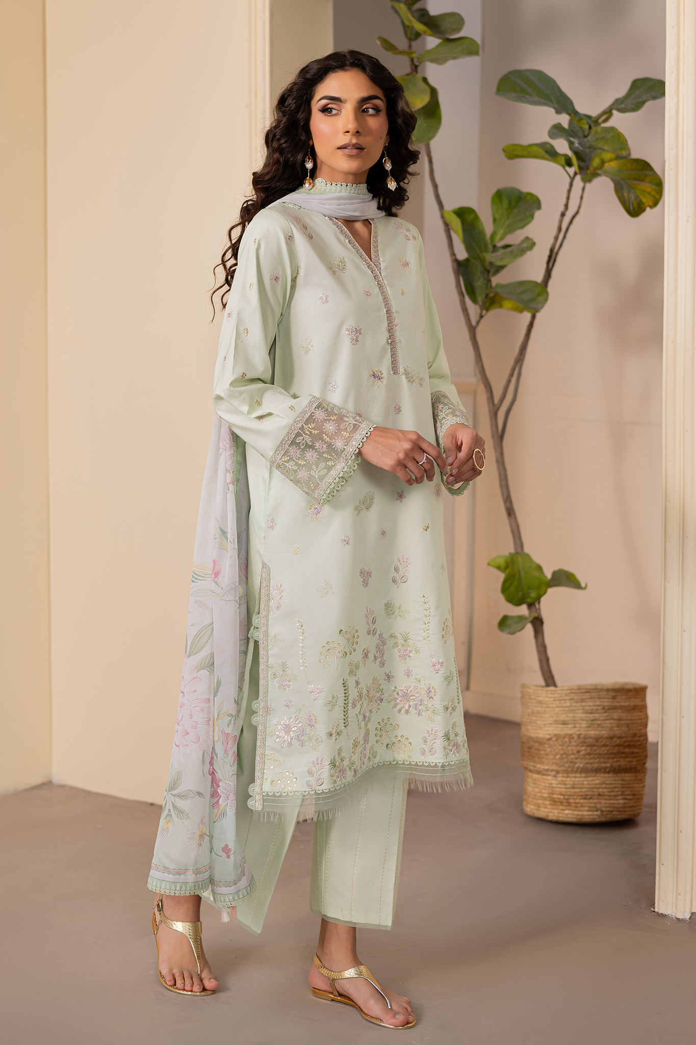 Seran | Nayab Eid Lawn | ABEER by Seran - Designer Dress - Type: Ladies Clothes - Available at Libayah - 100% Original
