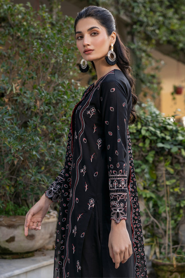 Farasha | Summer Weaves Embroidered Lawn | Black Rose by Farasha - Designer Dress - Type: Ladies Clothes - Available at Libayah - 100% Original